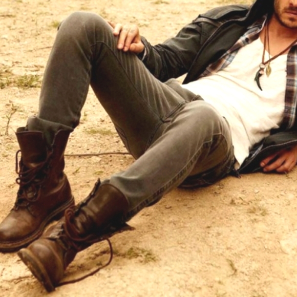 Harley-Davidson Other - Harley Davidson Motorcycle Vintage Distressed Brown Leather Boots 11